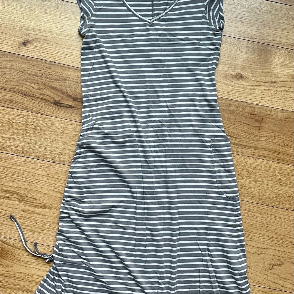 Striped Gray Dress